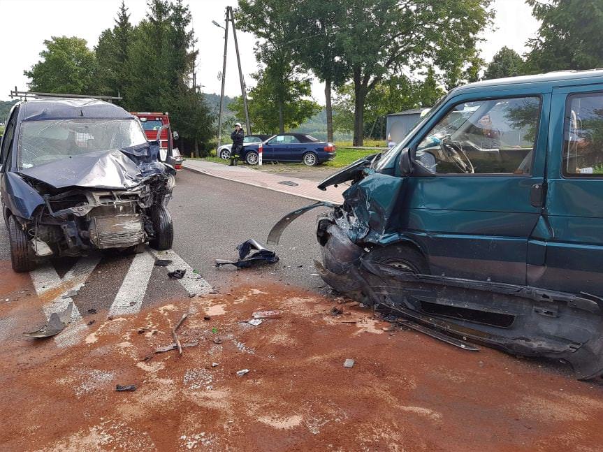 Wypadek na drodze krajowej w Jabłonicy Polskiej