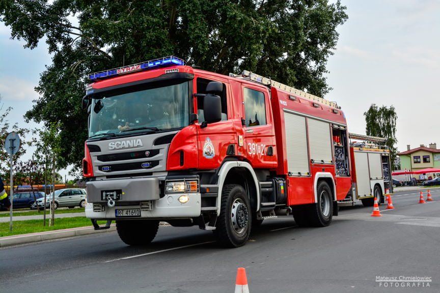 Wypadek na Kwiatkowskiego w Tarnobrzegu