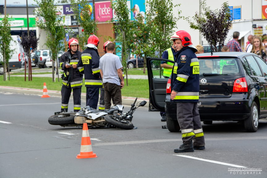 Wypadek na Kwiatkowskiego w Tarnobrzegu