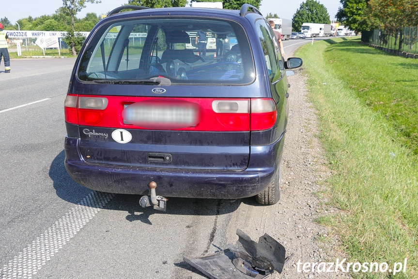 Wypadek na Podkarpackiej w Krośnie