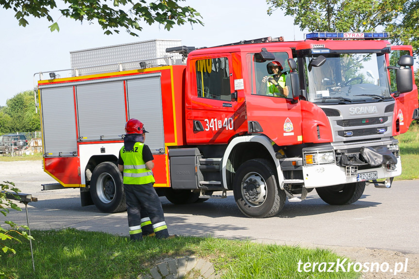 Wypadek na Podkarpackiej w Krośnie