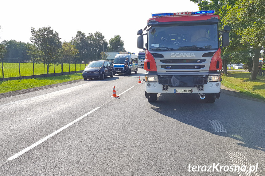 Wypadek na Podkarpackiej w Krośnie