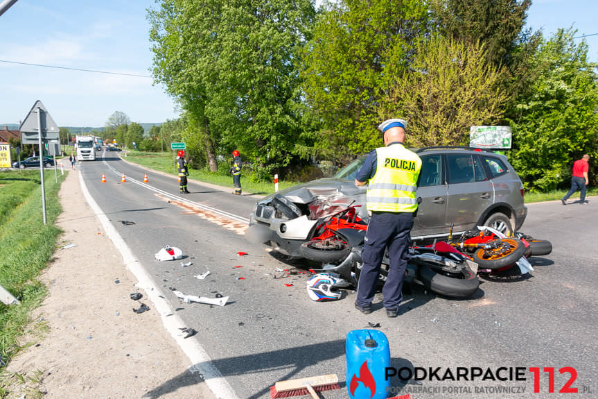 Wypadek na ul. Rzeszowskiej