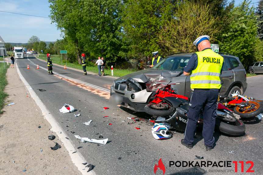 Wypadek na ul. Rzeszowskiej