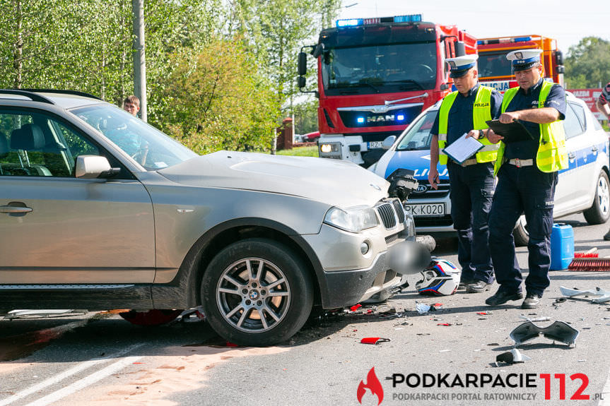 Wypadek na ul. Rzeszowskiej