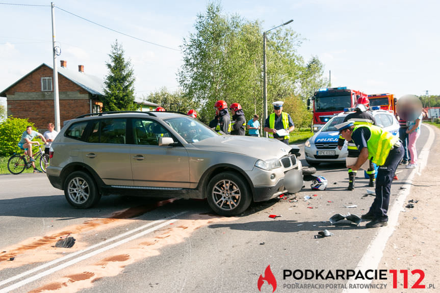 Wypadek na ul. Rzeszowskiej