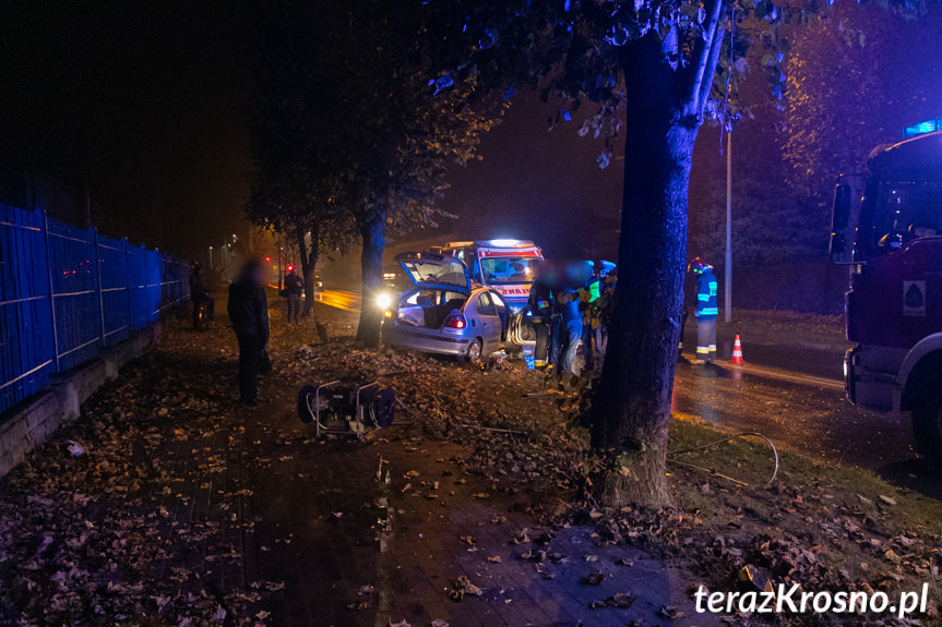 Wypadek na ul. Tysiąclecia