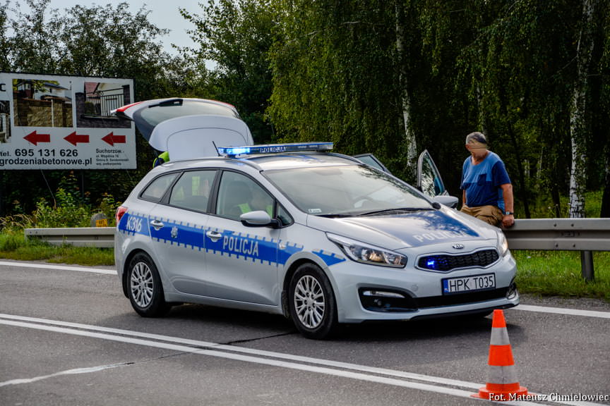 Wypadek Suchorzów 18.08.2018