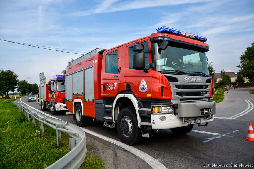 Wypadek Suchorzów 18.08.2018