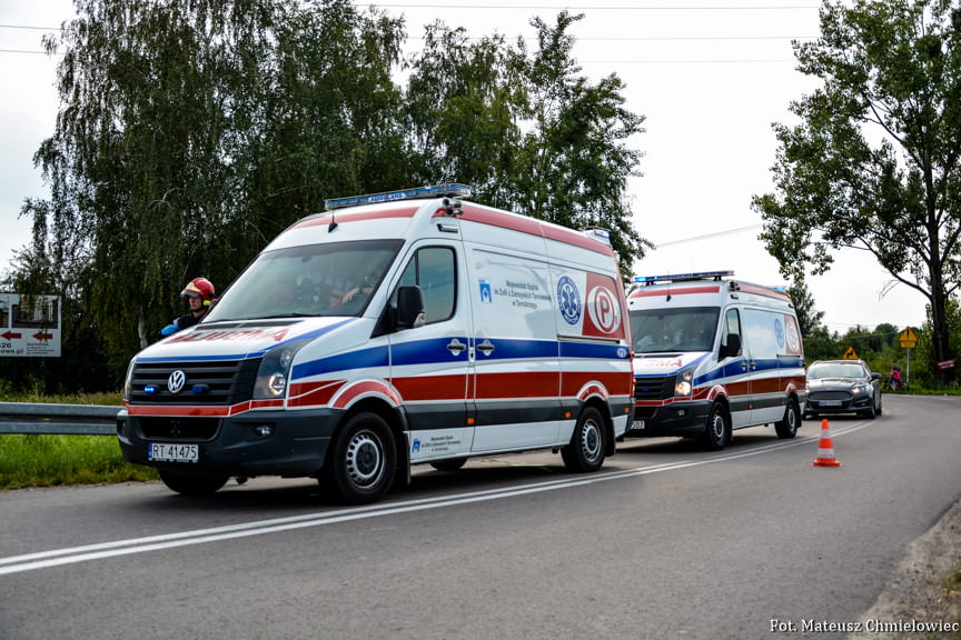 Wypadek Suchorzów 18.08.2018