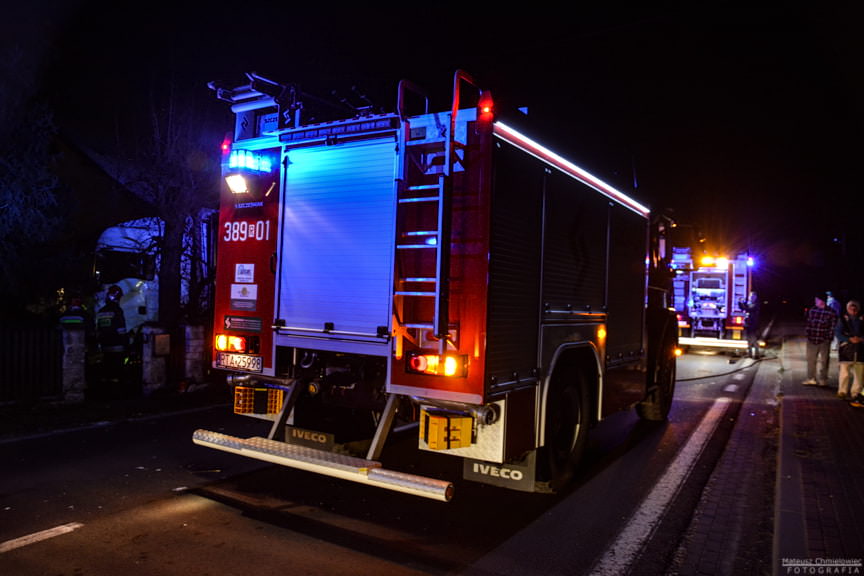 Wypadek Tira Baranów Sandomeirski 30.12.2019