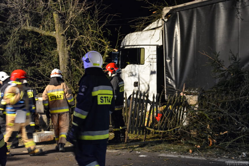 Wypadek Tira Baranów Sandomeirski 30.12.2019