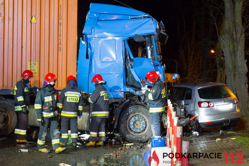 Wypadek w Dukli na DK19