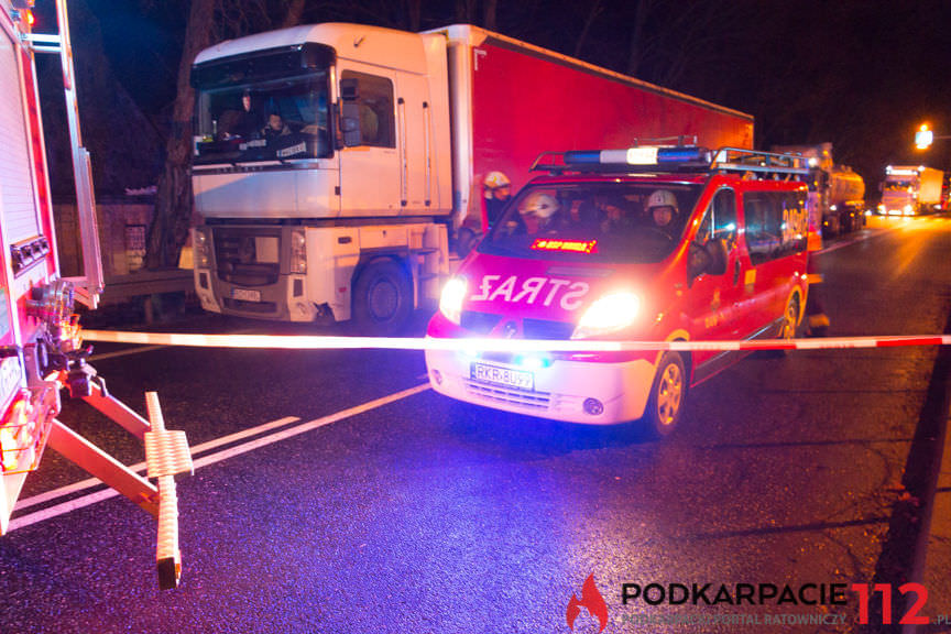 Wypadek w Dukli na DK19