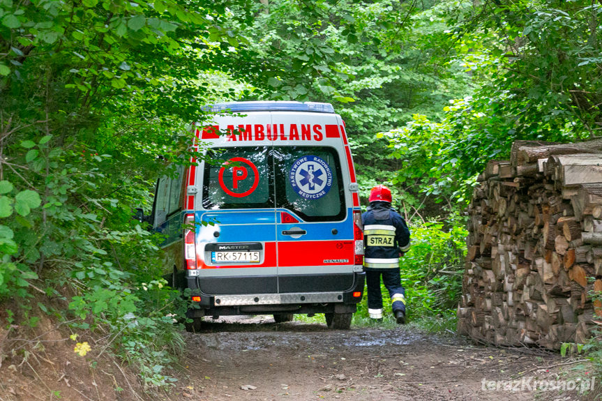 Wypadek w Iwli. Mężczyzna przygnieciony przez ciągnik