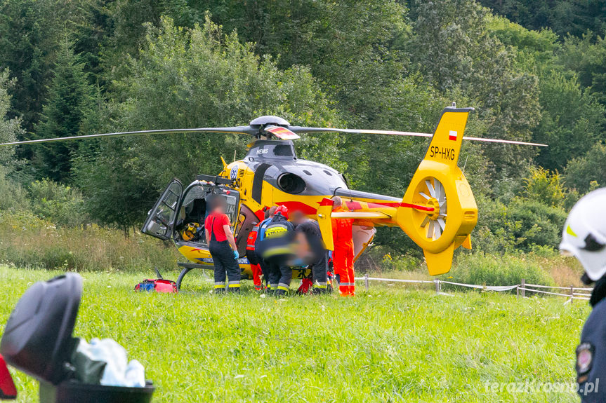 Wypadek w Iwli. Mężczyzna przygnieciony przez ciągnik