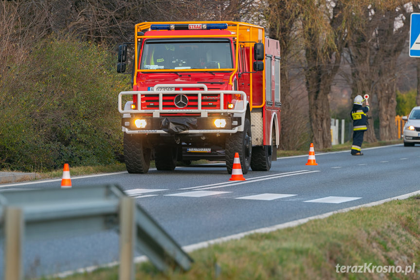 Wypadek w Iwli. Zderzenie samochodu osobowego z ciągnikiem rolniczym