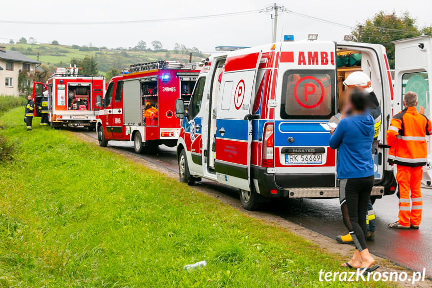 Wypadek w Jaśliskach