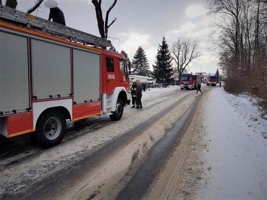 Wypadek w Krościenku Wyżnym