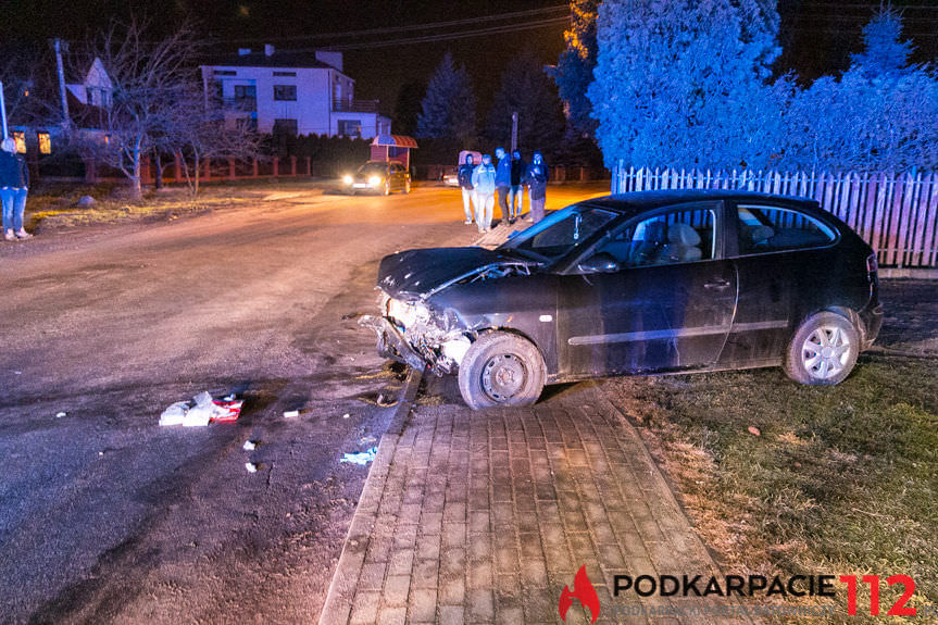 Wypadek w Krośnie na ul. Kopernika