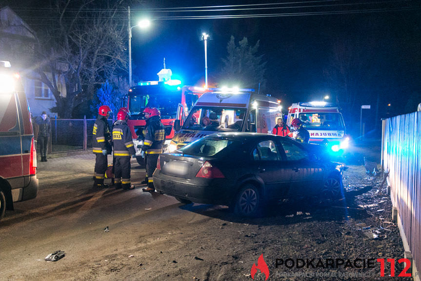 Wypadek w Krośnie na ul. Kopernika