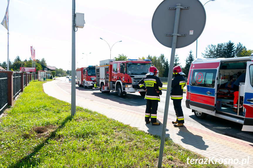 Wypadek w Krośnie