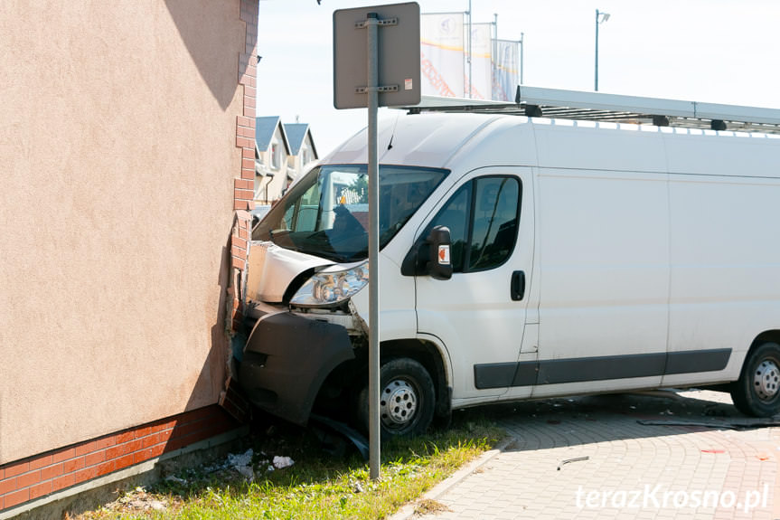 Wypadek w Krośnie