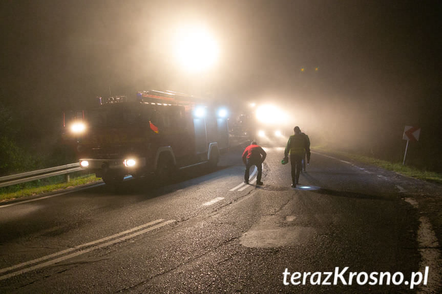 Wypadek w Leszczawie Dolnej