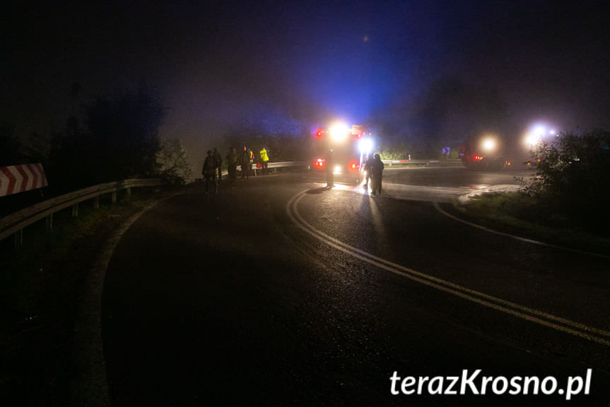 Wypadek w Leszczawie Dolnej