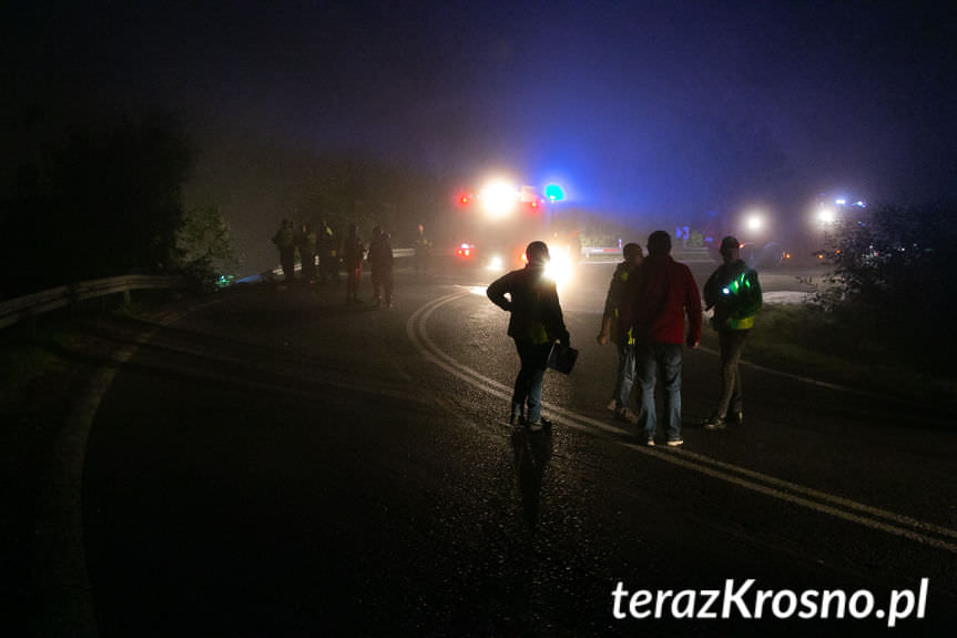 Wypadek w Leszczawie Dolnej