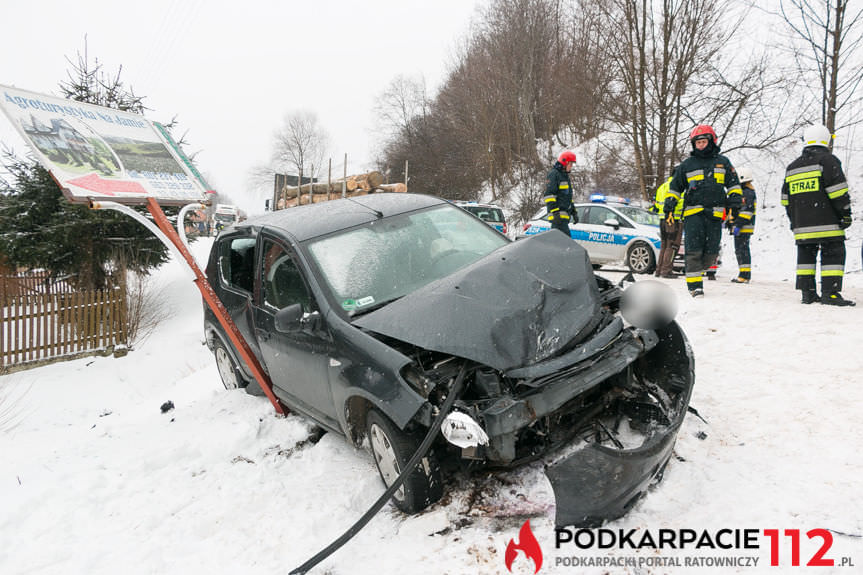 Wypadek w posadzie Jaśliskiej