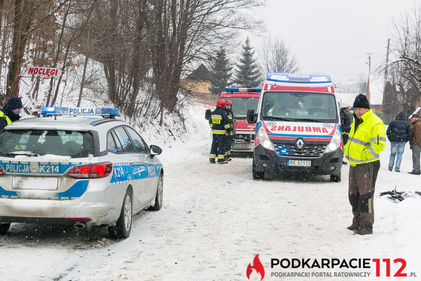 Wypadek w posadzie Jaśliskiej