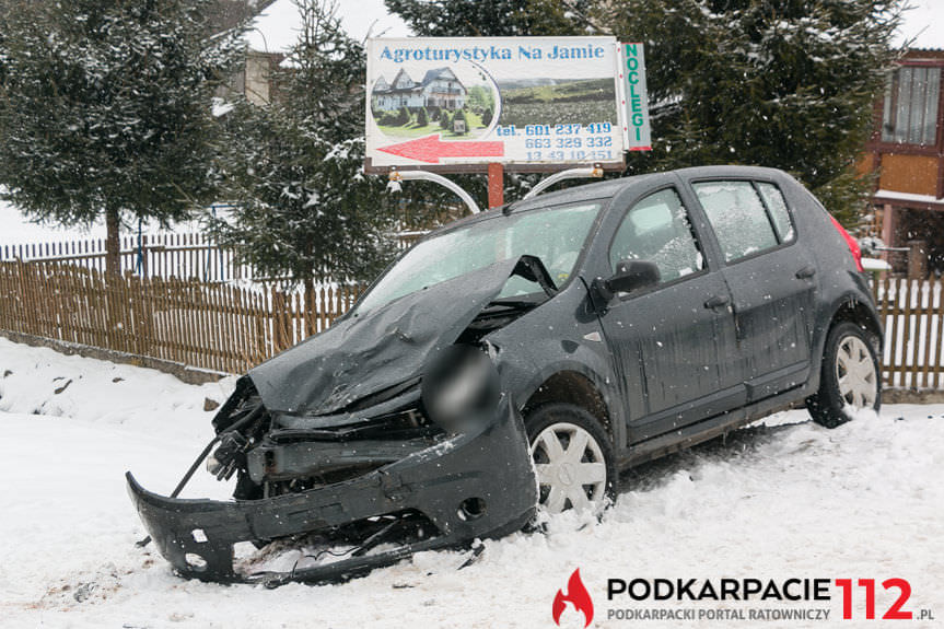 Wypadek w posadzie Jaśliskiej