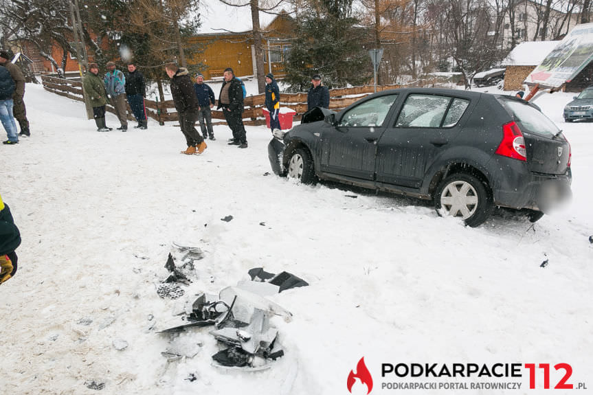 Wypadek w posadzie Jaśliskiej