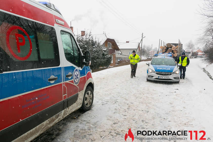 Wypadek w posadzie Jaśliskiej