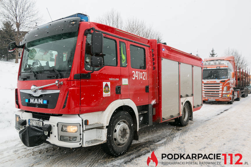 Wypadek w posadzie Jaśliskiej