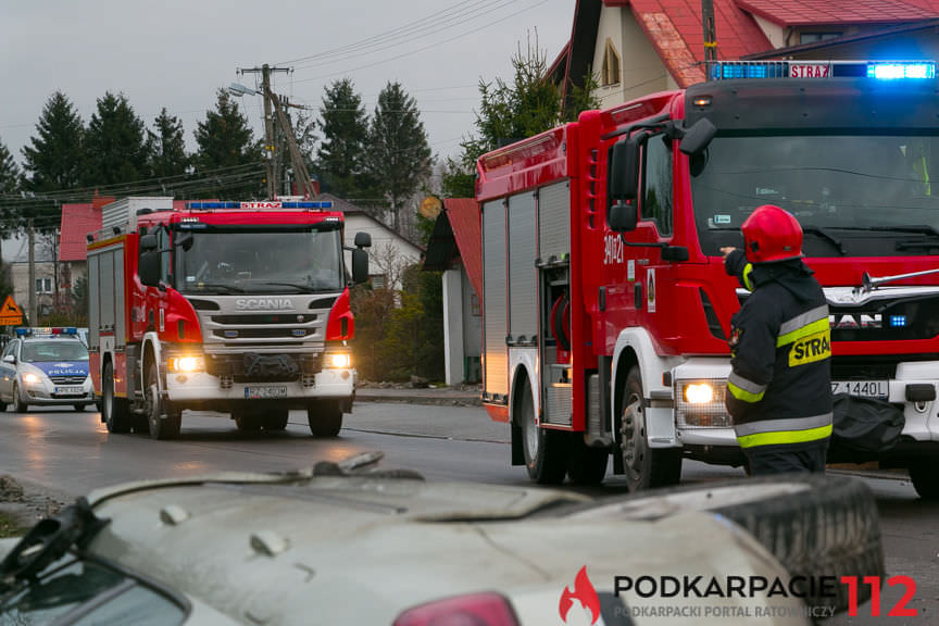 Wypadek w Świerzowej Polskiej na skrzyżowaniu