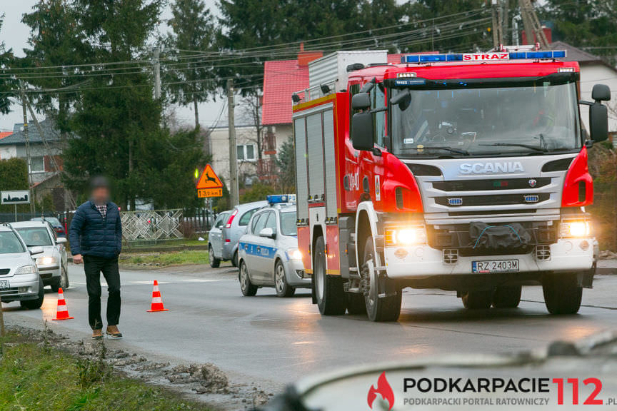 Wypadek w Świerzowej Polskiej na skrzyżowaniu