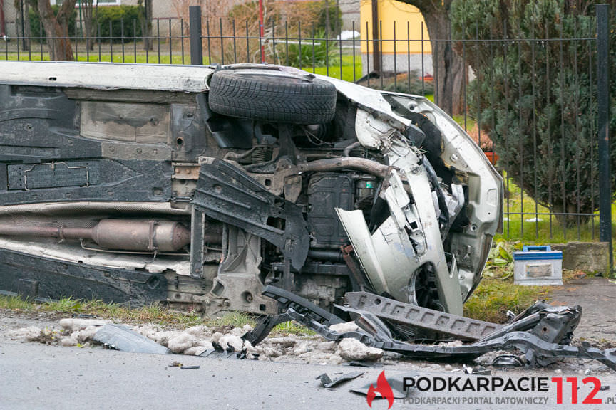 Wypadek w Świerzowej Polskiej na skrzyżowaniu