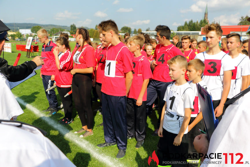 Zawody sportowo - pożarnicze w Korczynie