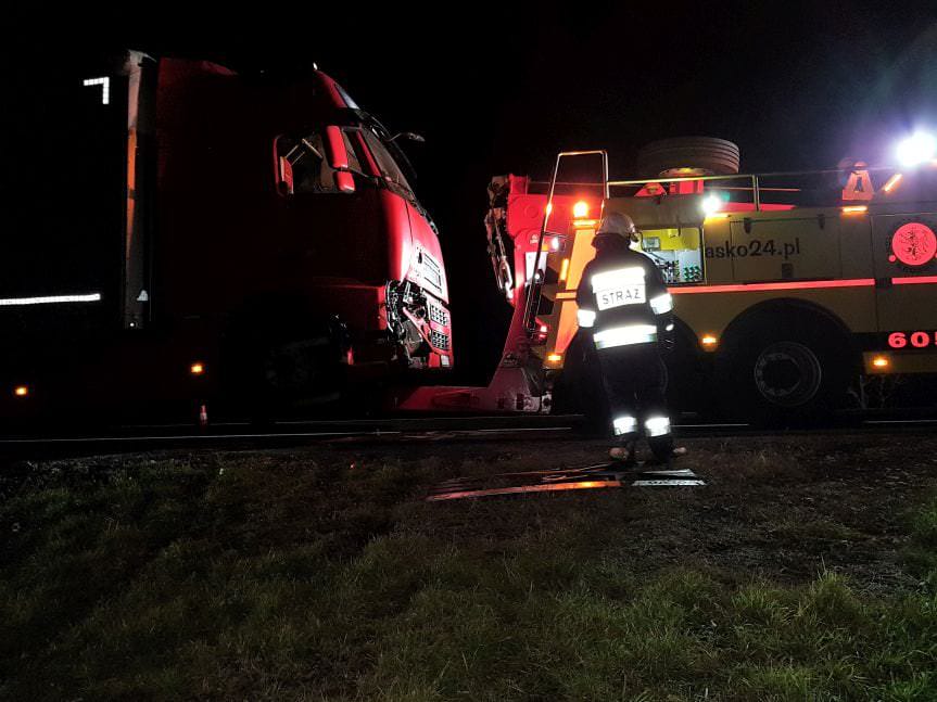 Zdarzenie drogowe na DK19 w miejscowości Nowa Wieś