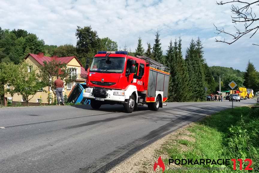 Zderzenie ciężarówek w Jabłonce