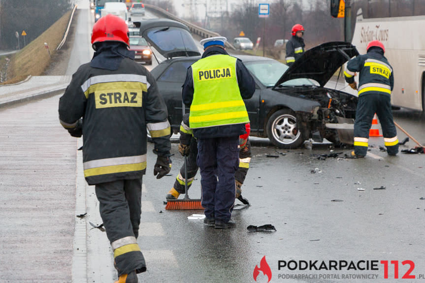 Zderzenie na ul. Podkarpackiej w Krośnie