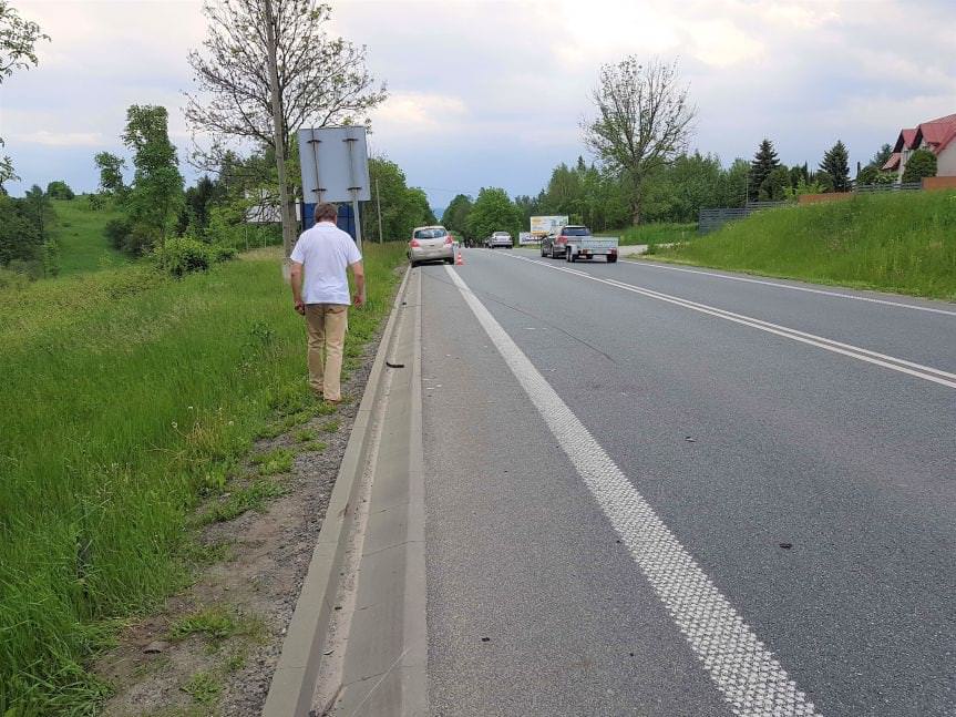 Zderzenie Nissana i Hyundaia w Krośnie