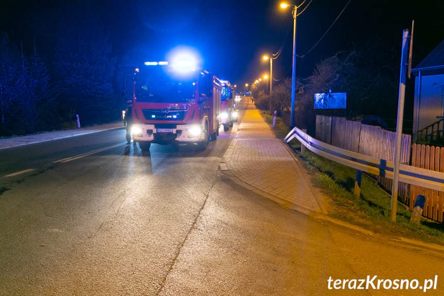 Zderzenie samochodów na Dukielskiej w Miejscu Piastowym