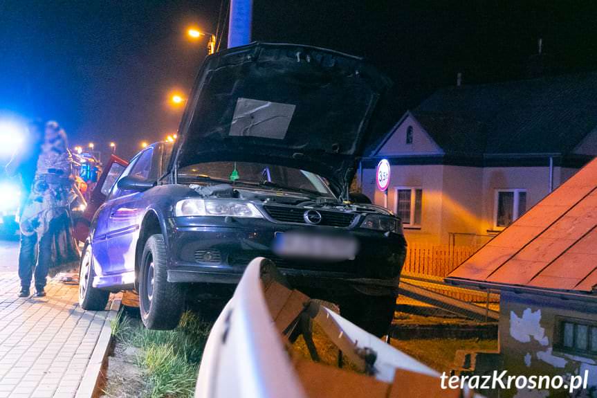 Zderzenie samochodów na Dukielskiej w Miejscu Piastowym