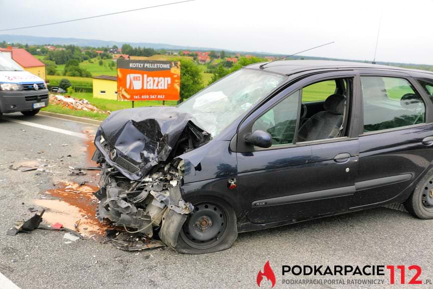 Zderzenie samochodów na ul. Bieszczadzkiej