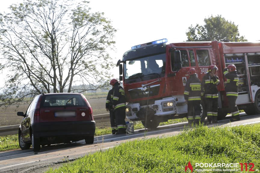 Zderzenie samochodów w Moderówce