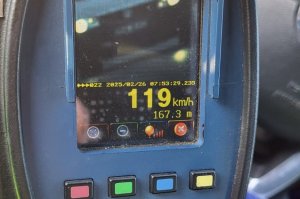 119 km/h w obszarze zabudowanym
