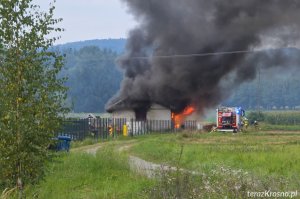 Bajdy. Pożar budynku